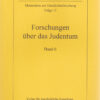 Roland Bohlinger: Forschungen über das Judentum Band 6