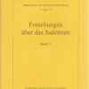Roland Bohlinger: Forschungen über das Judentum Band 7